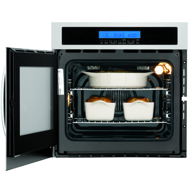 Haier 24" Convection Electric Single Wall Oven & Reviews Wayfair